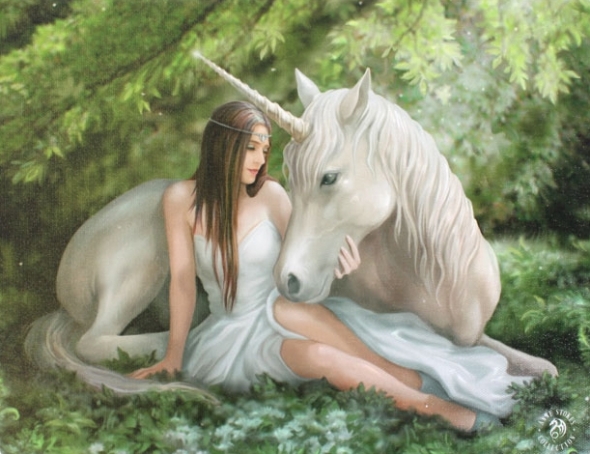 Toile sur chassis "Pure Heart" / Anne Stokes