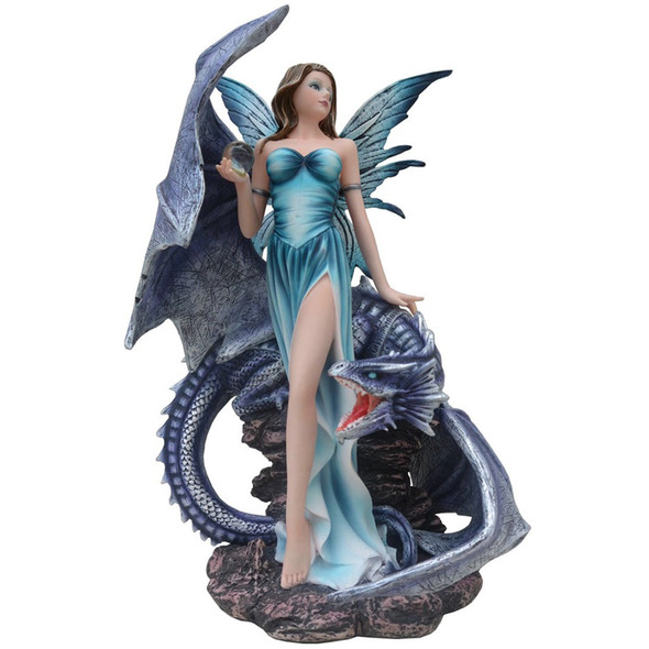 Fée "Lénorya" et son Dragon / Toutes les Figurines de Fées