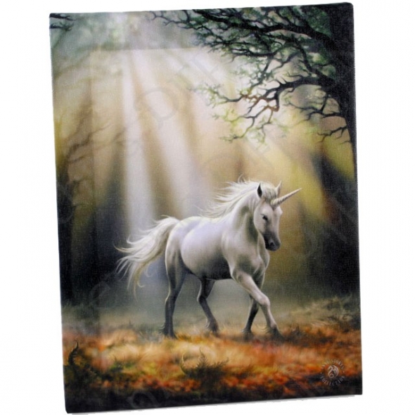 Toile sur chassis "Glimpse of a Unicorn" / Anne Stokes Collection
