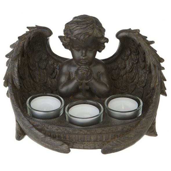 Bougeoir Ange Antik / Statuettes Anges