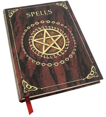 Carnet Intime "Spell Book Red" / Accessoires Sorcières