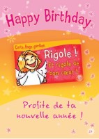 Carte Ange Gardien : Happy Birthday