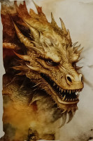 Carte Postale Dragon