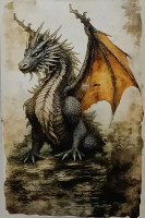 Carte Postale Dragon