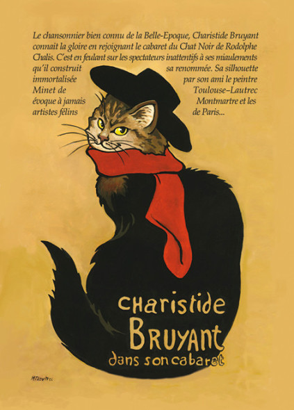 Carte Postale Chat "Charistide Bruyant" / Séverine Pineaux