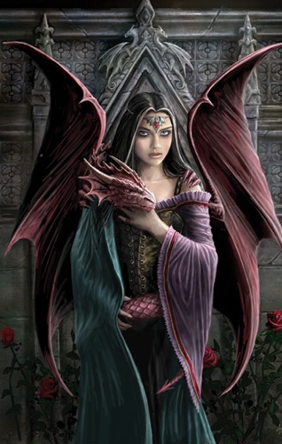 Carte Elfe "Soul Mates" / Anne Stokes Collection