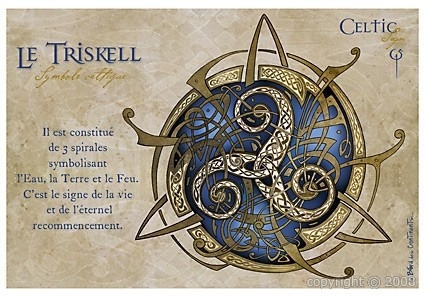 Carte Postale Triskell / Carterie Celtique
