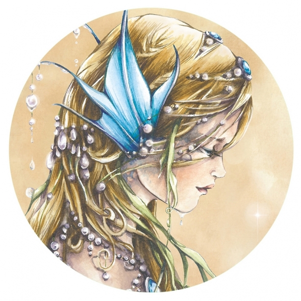 Miroir de poche Sirène"Princesse des Océans" / Décorations Sirènes