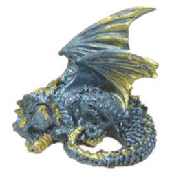 Mini Dragon bleu / Statuettes Dragons