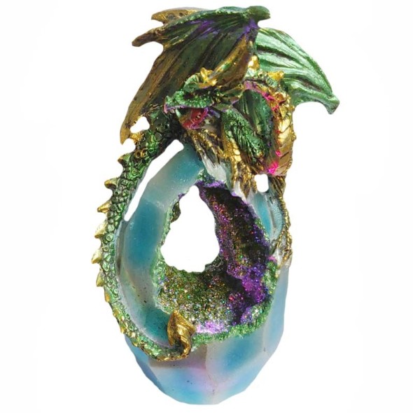 Dragon sur géode LED / Dragons Colorés