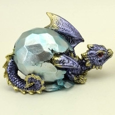 Dragon bleu éclosion / Dragons Colorés