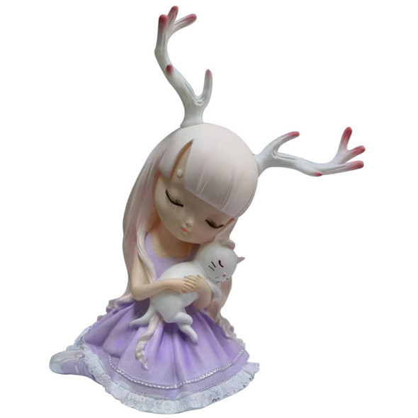 Petite Elfe "Rosy" / Figurines d'Elfes