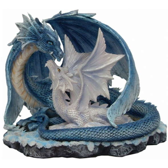 Dragon avec Dragonnet / Statuettes Dragons