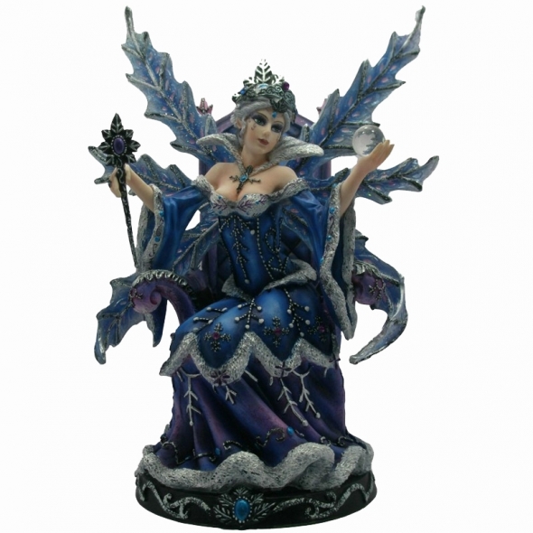 Reine Fée de l'Hiver / Statuettes Fées