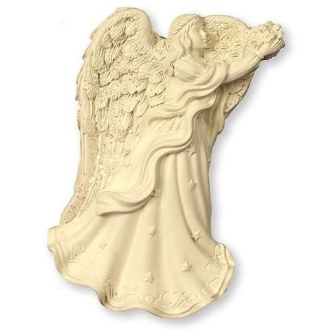 Magnet Angel Star "Angel holding Flowers" / Magnets Anges