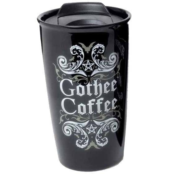 Mug de voyage gothique "Gothee Coffee" / Mugs Féeriques