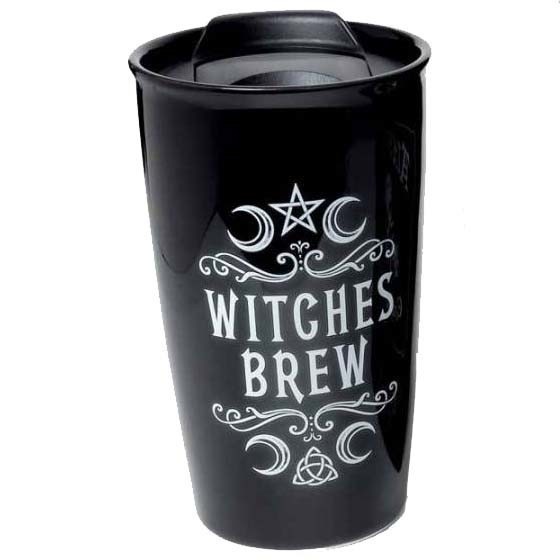 Mug de voyage gothique "Witches Brew" / Accessoires Gothiques