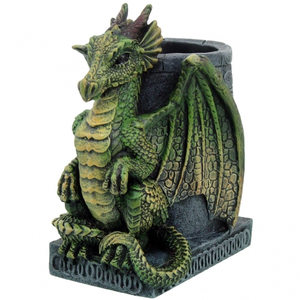 Pot a crayons Dragon Vert / Décorations Diverses Dragons