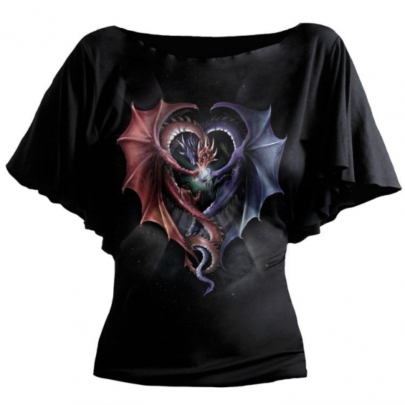Top "Dragon Heart" - XL / T-Shirts Dragons pour Femmes