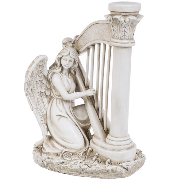 Ange Eden avec harpe / Statuettes Anges
