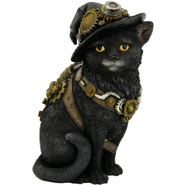 Chat "Clockwork Kitty" / Figurines Gothiques