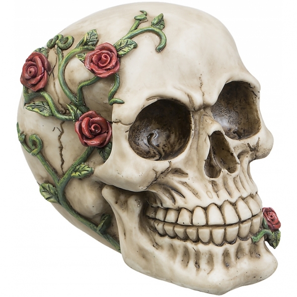Crâne "Roses Skull" / Meilleurs ventes