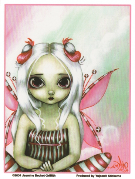 Sticker Fée "Peppermint Pretty" / Strangeling Fairies
