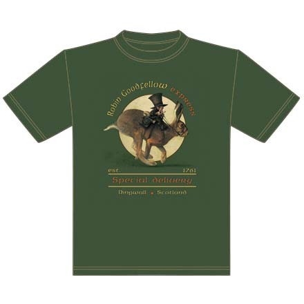 T-Shirt "Robin Goodfellow" Kaki - S / Au Bord des Continents