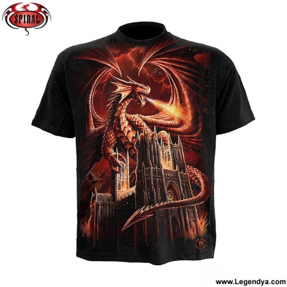 T-Shirt Dragon "Dragon Fury" - M / Meilleurs ventes
