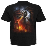 t-shirt spiral direct dragon lava