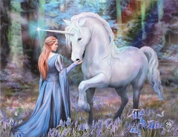 Toile sur châssis "Bluebell Woods" / Anne Stokes