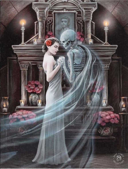 Toile sur châssis "Forever Yours" / Anne Stokes
