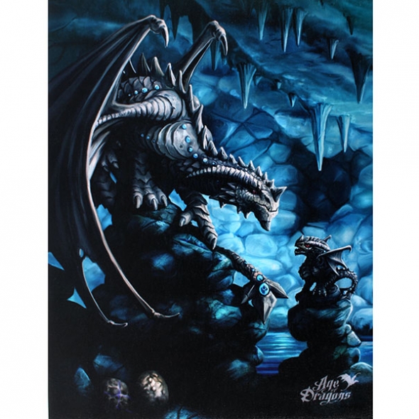 Toile sur chassis "Rock Dragon" / Anne Stokes Collection