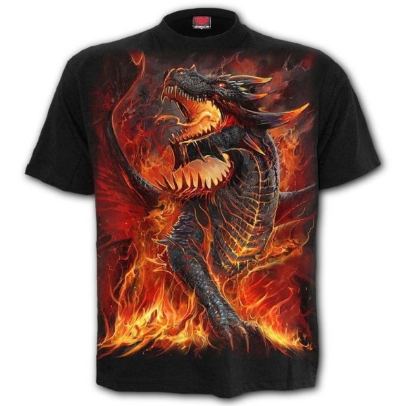 T-Shirt Dragon "Draconis" - M / T-Shirts Dragons pour Hommes