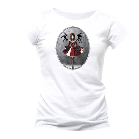 T-Shirt Fée Nene Thomas "Gothic Princess" - L / T-Shirts Fées pour Femmes