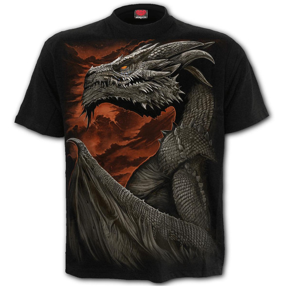 T-Shirt Dragon "Majestic Dragon" - S / T-Shirts Dragons pour Hommes
