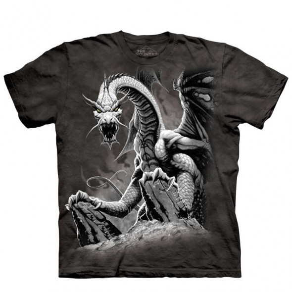 T-Shirt Dragon "Black Dragon" - S / T-Shirts Dragons pour Hommes