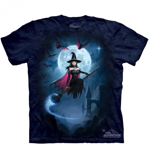 T-Shirt Sorcière "Witch's Flight" - L / T-Shirts Sorcières
