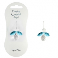 Ange Porte-Bonheur Bleu Topaze