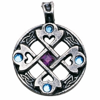 Pendentif Celtique Coeur croix celtique