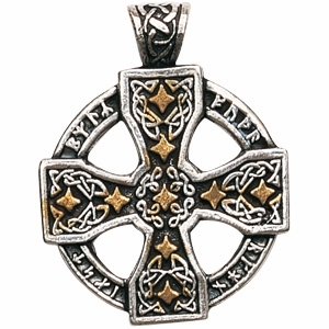 Pendentif Croix Runes Celtes / Bijoux Celtiques