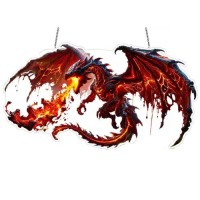 Acrylique Dragon &agrave; suspendre