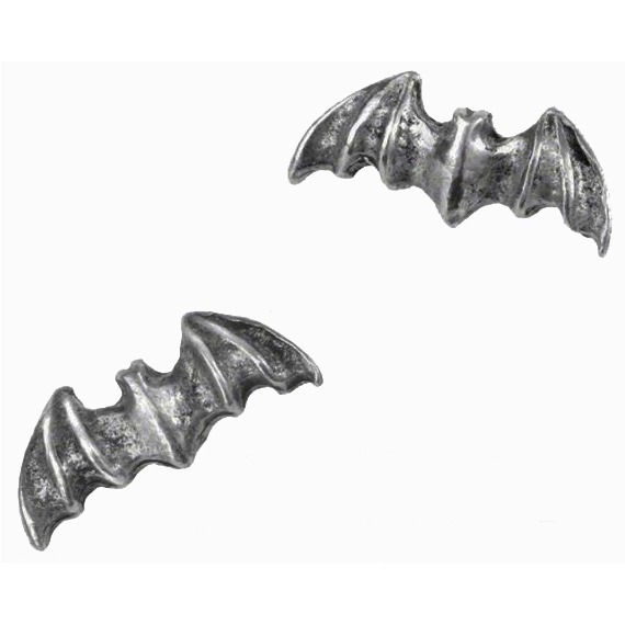 Boucles d'Oreilles Gothiques "Bat Studs" / Alchemy Gothic