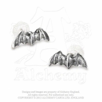 Boucles d'Oreilles Alchemy Gothic Bat Studs