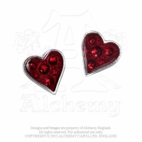Boucles d'Oreilles Alchemy Gothic Heart's Blood