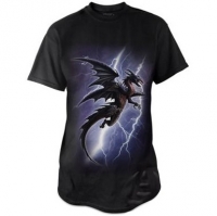T-Shirt Alchemy Gothic Lightning Dragon BT34