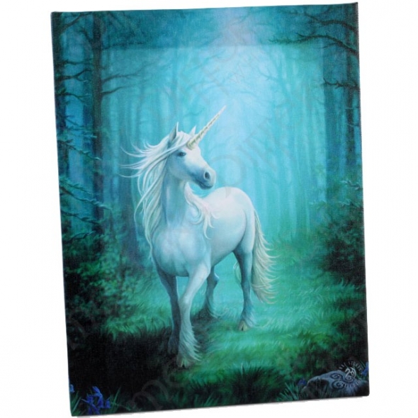 Toile sur chassis "Forest Unicorn" / Décorations Murales Licornes