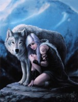 Anne Stokes toile sur chassis Protector