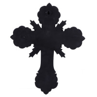 Applique murale gothique Cross Skull and Wings B5256S0