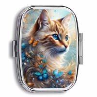 Boite &agrave; Pilules Chat - Butterfly Cat
